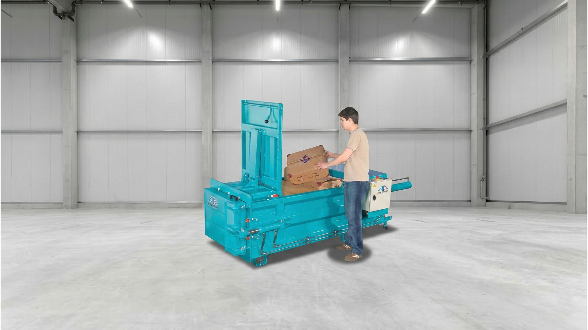 Horizontale Ballenpresse KNL 120HD 140HD von Austropressen